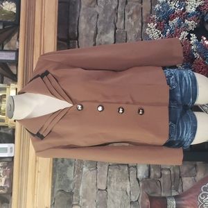 DANNY & NICOLE SILKY BLAZER SZ 6P